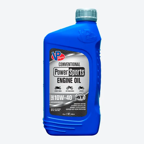 VP Powersports Conventional 4T SAE 10W-40 packaging